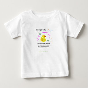 Camiseta bebé patito cuá día viernes