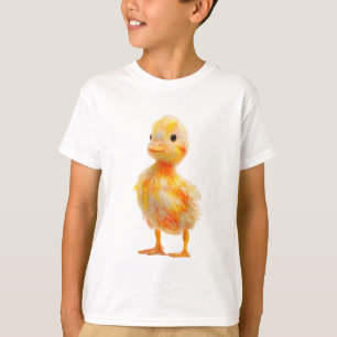 Camiseta Bebé Pato Borroso Vibrante para Niños