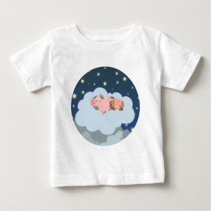 Camiseta bebé personalizado de los lechones de lum