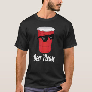 Camiseta Bebe Please Red Plastic Cup Gafas de sol