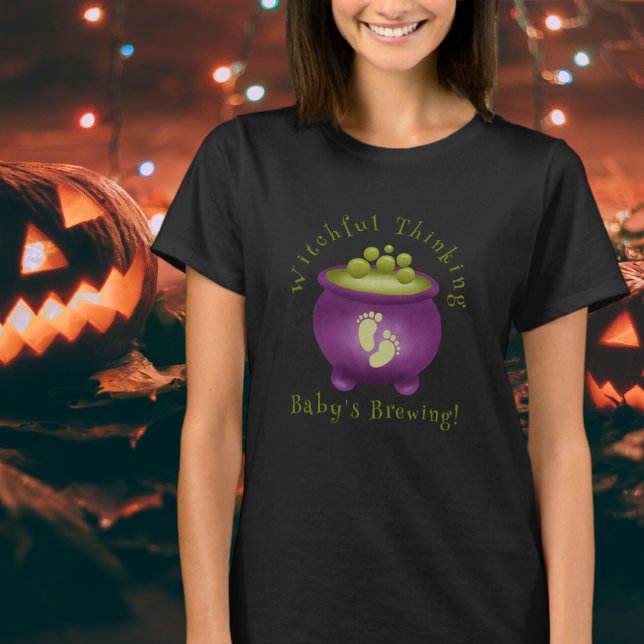 Camiseta Bebé prepara Invitación para bebés en Halloween (Subido por el creador)