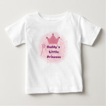 Camiseta bebé Princesa de Papá