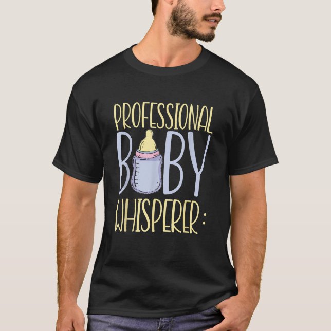 Camiseta Bebé profesional Whisperer Parto Comadrona Dou (Anverso)