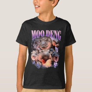 Camiseta Bebé Pygmy Hip divertido Moo-deng Zoo lindo para f