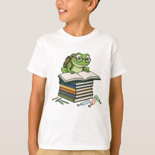 Camiseta Bebé Rana Estudiante Adorable - De Vuelta a la Esc