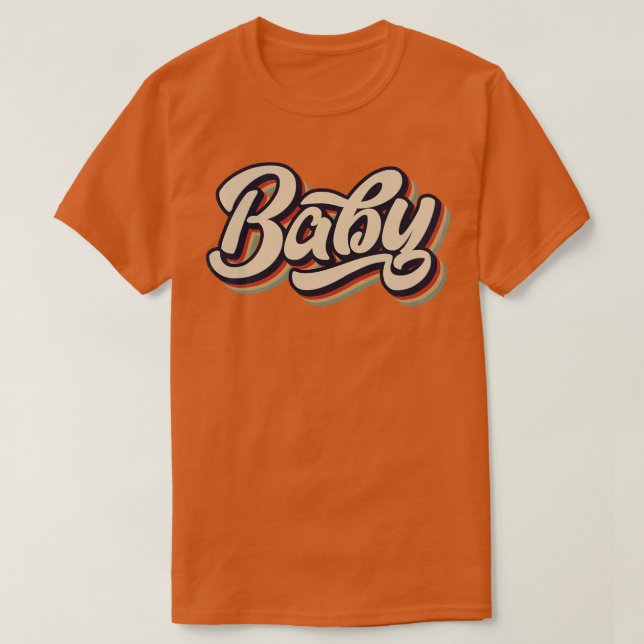 Camiseta Bebé retro vintage (Diseño del anverso)