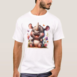 Camiseta Bebé Rinoceronte