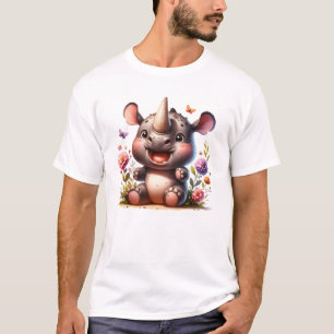 Camiseta Bebé Rinoceronte