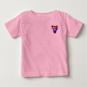 Camiseta bebé rosa bebé de Alexander's Dog bolsill