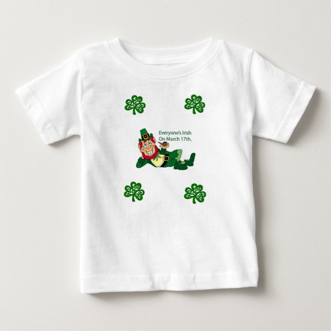 Camiseta bebé San Patricio (Anverso)