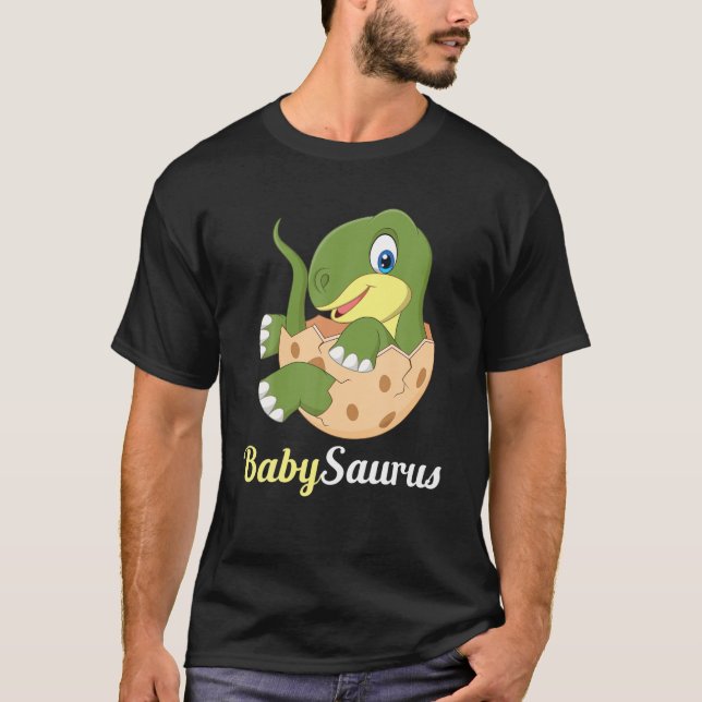 Camiseta Bebé Saurus Dinosaur (Anverso)
