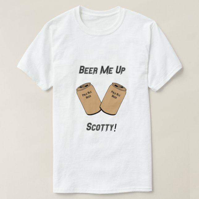 Camiseta ¡Bebe, Scotty! Novedad (Diseño del anverso)