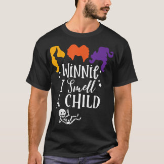 Camiseta Bebé Skeleton Embarazo Halloween Winnie I Smelt A