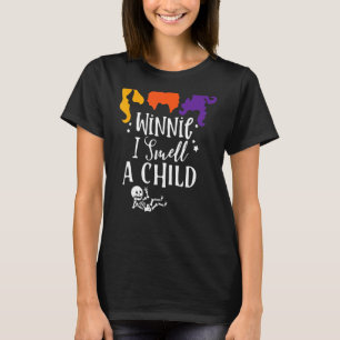 Camiseta Bebé Skeleton Embarazo Halloween Winnie I Smelt A