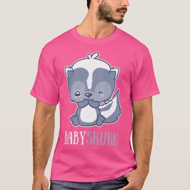 Camiseta Bebé Skunk Polecat Gracioso Trash Animal (Anverso)