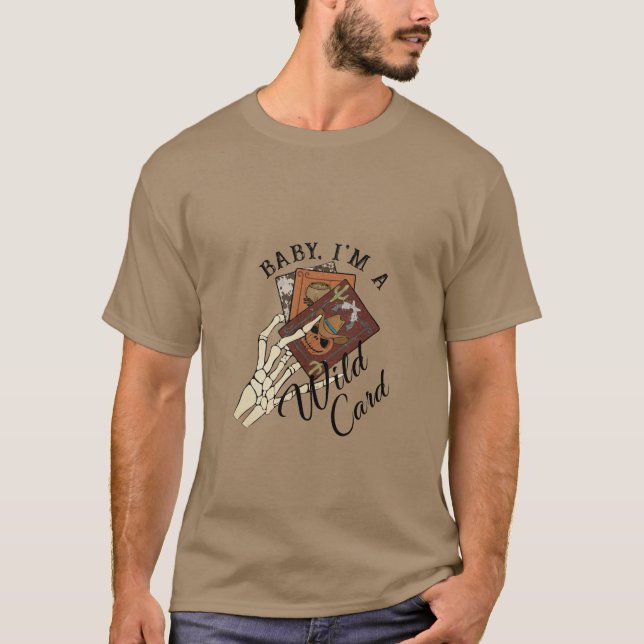 Camiseta Bebé, soy una carta salvaje (Anverso)