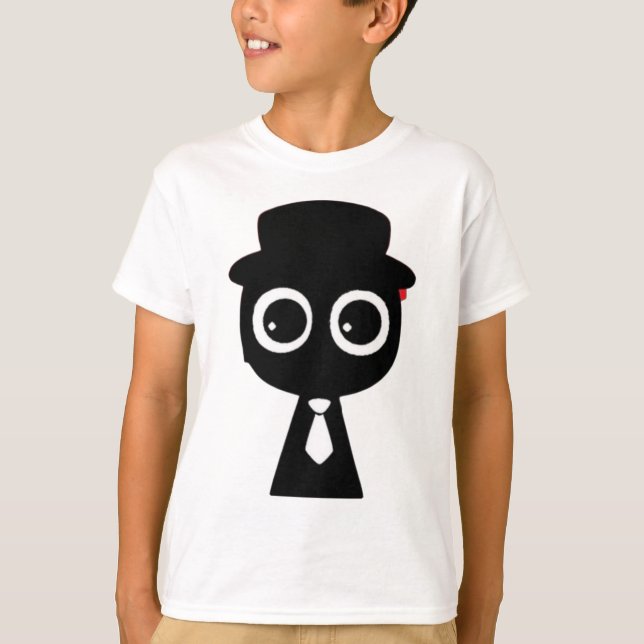 Camiseta Bebé Sr. Negro de Sprunki! (Anverso)
