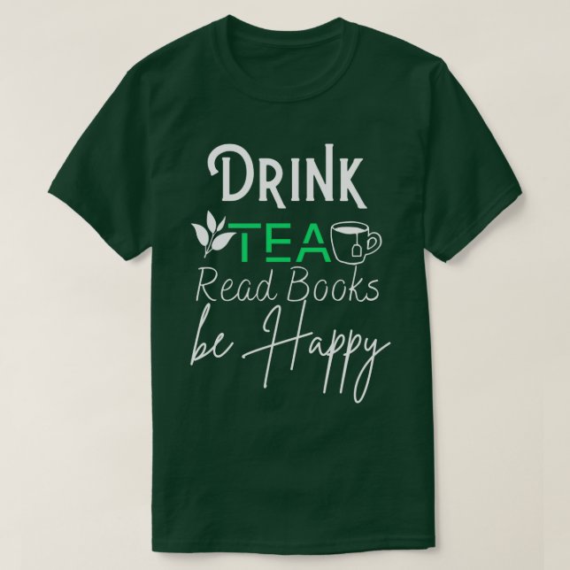 Camiseta Bebe té leer libros ser feliz Essential TShirt Cla (Diseño del anverso)