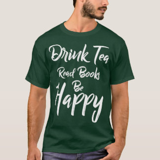 Camiseta Bebe Té Leer Libros Ser Feliz Libro Amor Té Dulce