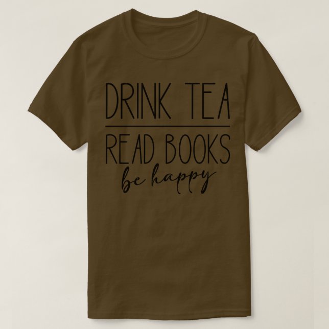 Camiseta Bebe Tea Read Books Be Happy (Diseño del anverso)