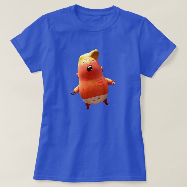 Camiseta Bebé Trump con tatuaje ruso (Diseño del anverso)