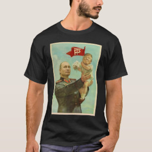 Camiseta Bebé Trump, Rusia Poster de Putin