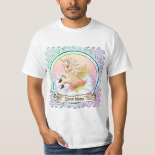 Camiseta Bebé Unicornio Arcoíris 