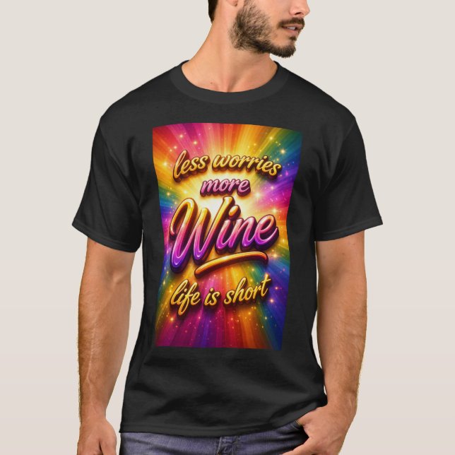Camiseta Bebe Vino (Anverso)