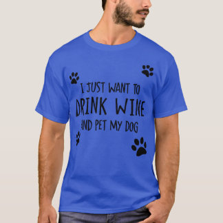 Camiseta Bebe Vino Y Mascota Mi Perro