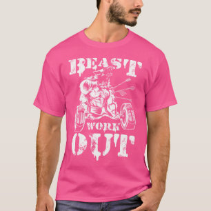 Camiseta Bebe Workout Wolf Lifting Pesa A Gym Fitness Mus