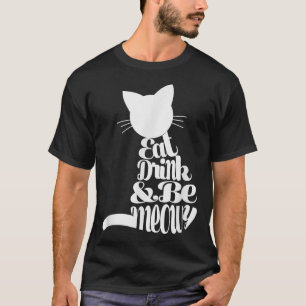 Camiseta Bebe y sé Navidades mocosos gatos gatos gatos gato