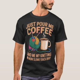 Camiseta Bebedor de café Quilting Crafter Cafeína K