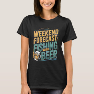 Camiseta Bebedor de cerveza de pesca pescador alcohólico ga