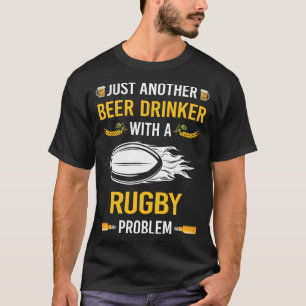 Camiseta Bebedor de cerveza de rugby