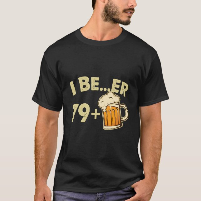 Camiseta Bebedor de cerveza número 80 (Anverso)
