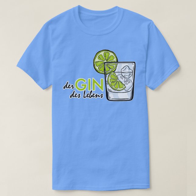 Camiseta Bebedor de Gin Tonic Longdrink Fiesta JGA Regalo 4 (Diseño del anverso)