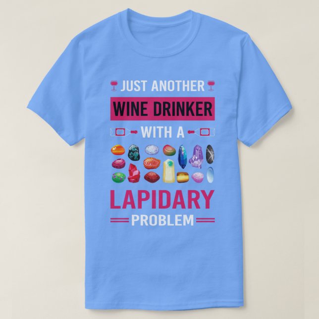 Camiseta Bebedor de vino Lapidario Lapidarist (Diseño del anverso)