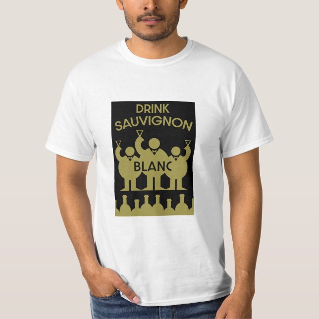 Camiseta Bebedor de vino Sauvignon Blanc (Anverso)