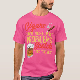 Camiseta Bebedor de Whisky de Cuba Amante del Escocés Tabac