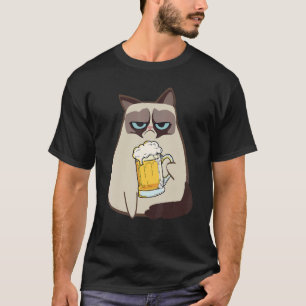 Camiseta Bebedores 365 Cerveza Estilo Gato