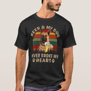 Camiseta Bebedores 365 Cerveza & Perro Pastor Alemán Nunca 