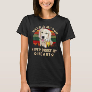 Camiseta Bebedores 365 Cerveza y Golden Retriever Nunca M