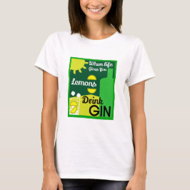 Camiseta Bebedores de ginebra | Amo la ginebra | Decoración
