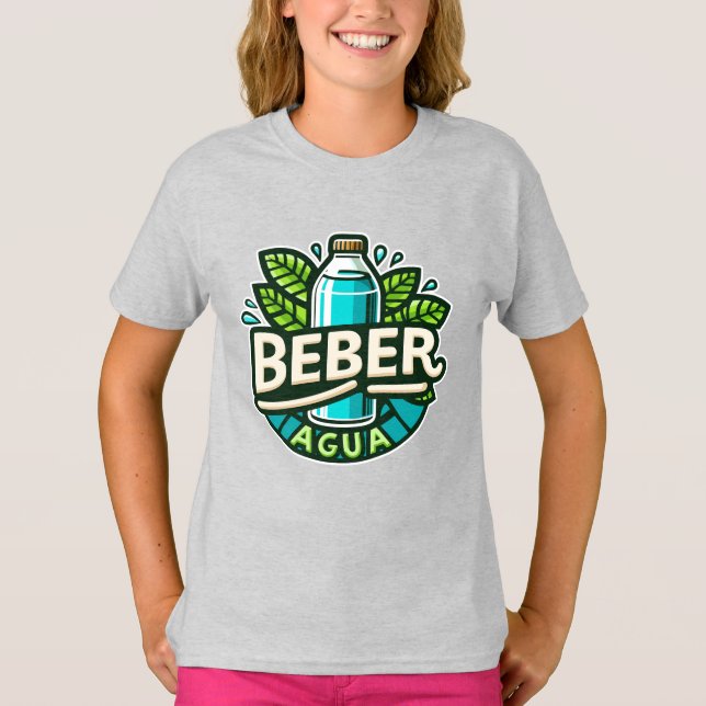 Camiseta Beber agua (Anverso)