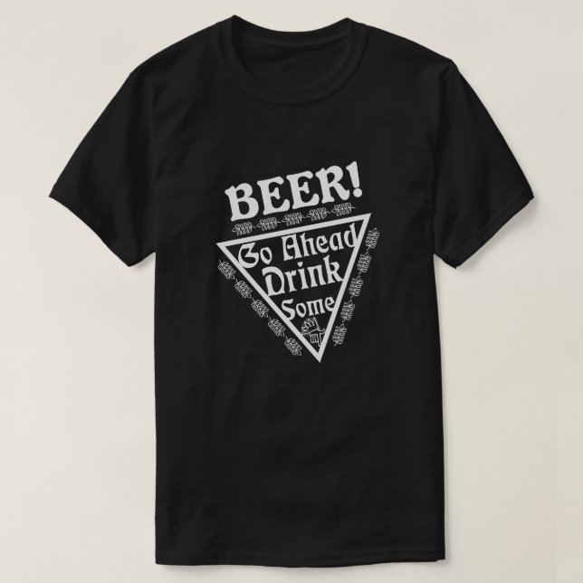 Camiseta BEBER Beber algo (Diseño del anverso)