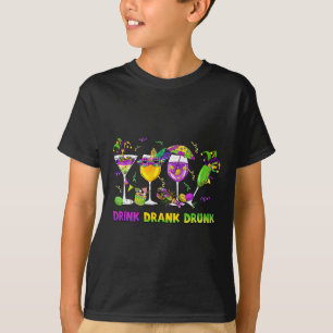 Camiseta Beber Beber Borracho Gracioso Beber Mardi Gras Gl 