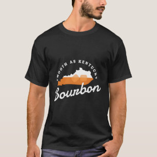 Camiseta Beber Borbón suave como el Whiskey de Kentucky Bou