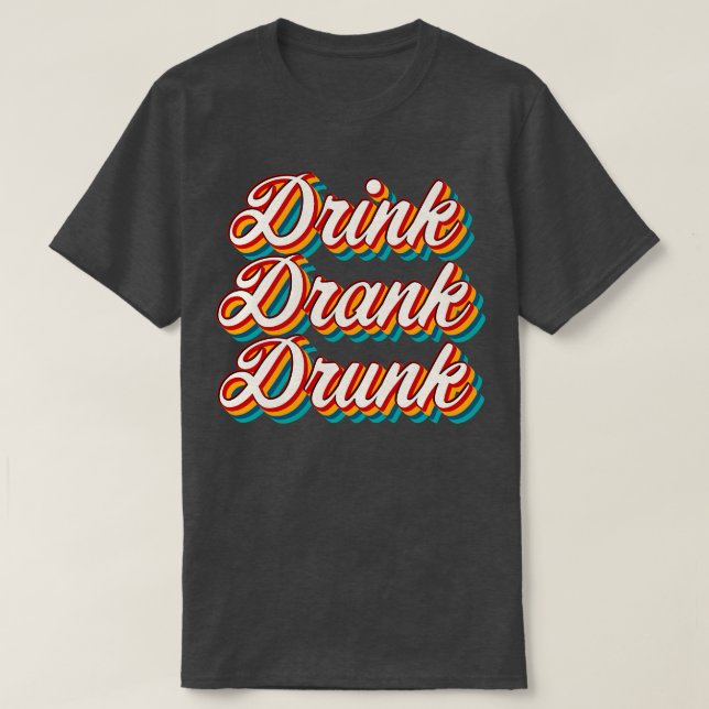 Camiseta Beber borrachín 4 (Diseño del anverso)