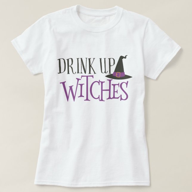 Camiseta Beber brujas (Diseño del anverso)