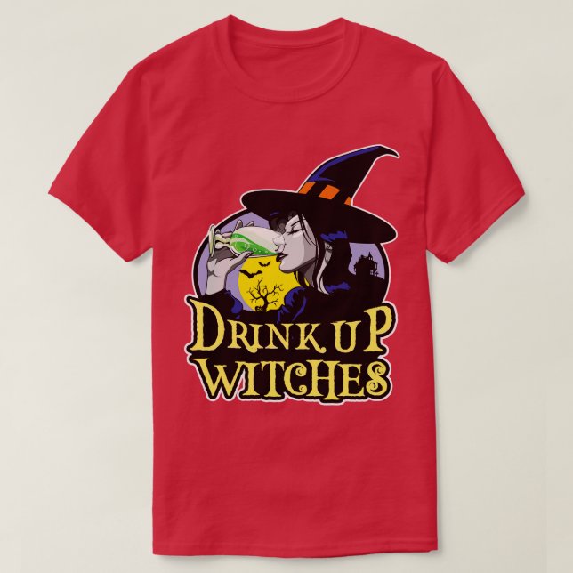 Camiseta Beber brujas (Diseño del anverso)